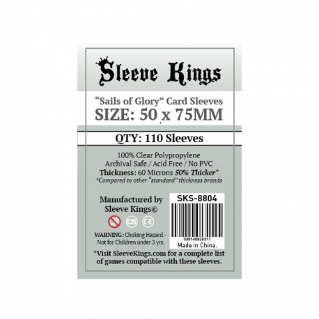 [8804] Sleeve Kings Sails of Glory Card Sleeves (50x75mm)
