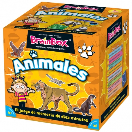 Juego de mesa educativo BrainBox Animales de Brain Box