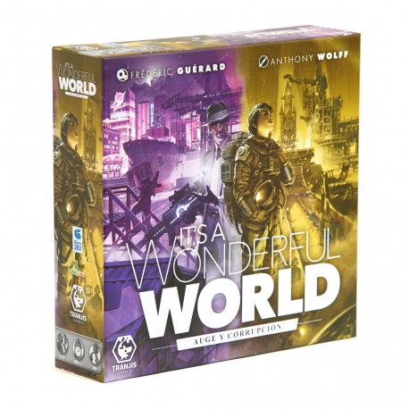 Rise and Corruption expansion for board game It's a Wonderful World by Tranjis Games