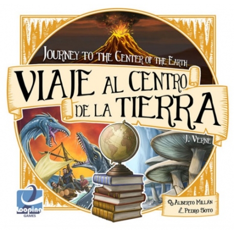 Board game Journey to the Center of the Earth from Looping Games