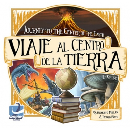 Juego de mesa Viaje al Centro de la Tierra de Looping Games