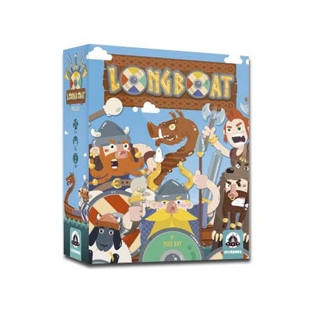 Longboat es un divertido juego familiar de 2 a 4 jugadores donde prepararéis un barco de leales vikingos