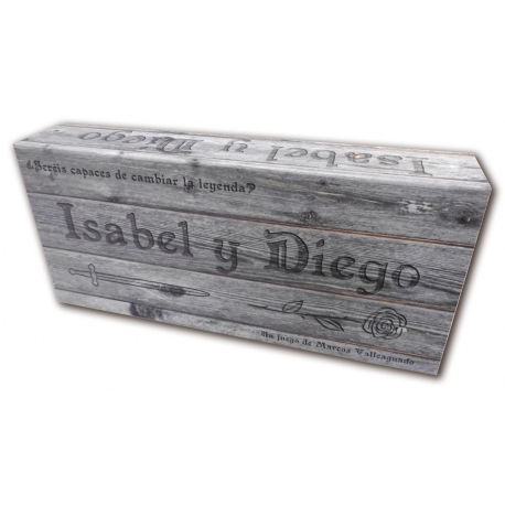 Card game Isabel and Diego Los Amantes de Teruel de Zombies y Princesas