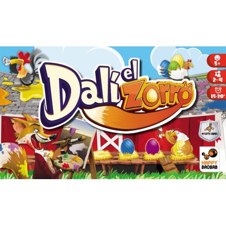 In Dalí the Zorro game, each player will become a fox who must collect eggs