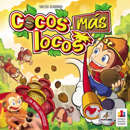 Children's board game Cocos Más Locos by Maldito Games brand
