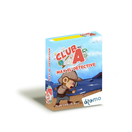 Juego de cartas Club A Max el detective de Átomo Games