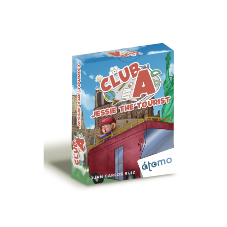 Club A Jessie the tourist card game from Átomo Games 