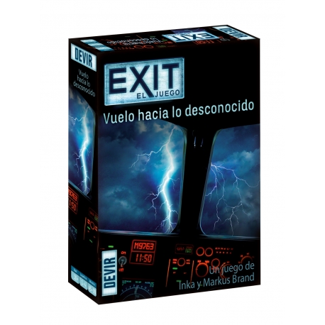 Exit escape room game Flight into the unknown of Devir