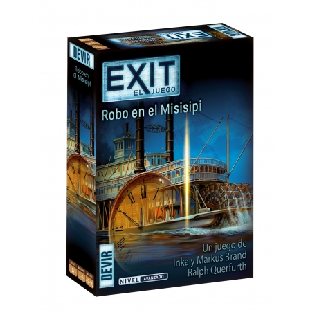 Exit escape room game Robbery in the Mississippi of Devir