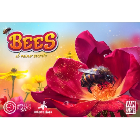 Bees: el reino secreto es un juego de cartas sobre abejas que recolectan polen y producen miel