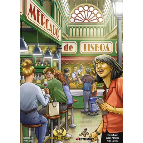 Mercado de Lisboa de Vital Lacerda es un juego de colocación de losetas basado en el juego Lisboa