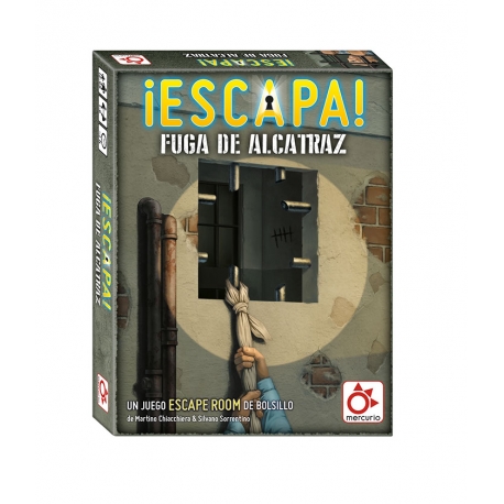 Juego de mesa de Escape Room ¡Escapa! La Fuga de Alcatraz de Mercurio Distribuciones