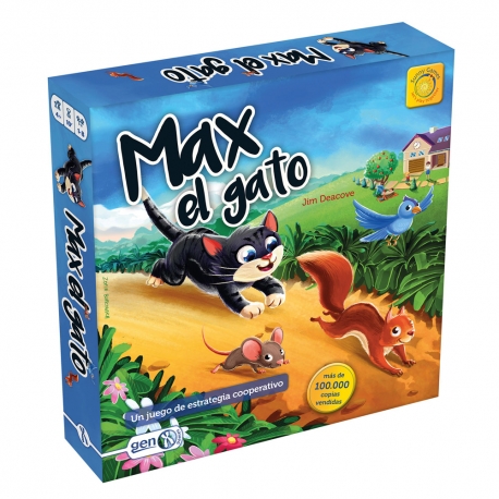 Juego de mesa cooperativo infantil Max el Gato de Gen X Games