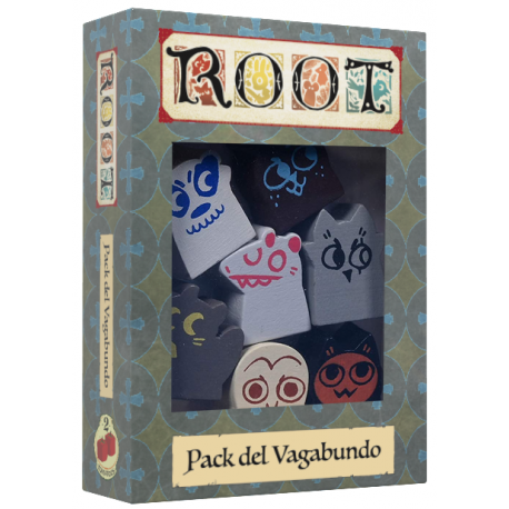 Vagabond Pack Box for board game Root in Spanish from 2Tomatoes Games