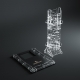 Crystal Twister Premium Dice Tower is a spectacular crystal dice tower from Gamegenic
