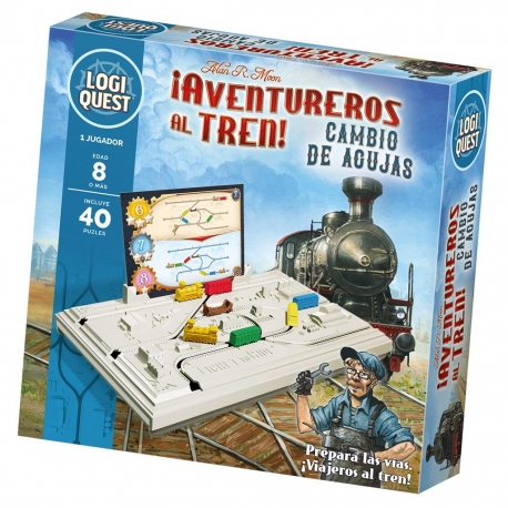 Juego de mesa Logiquest ¡Aventureros al Tren! de Mixlore