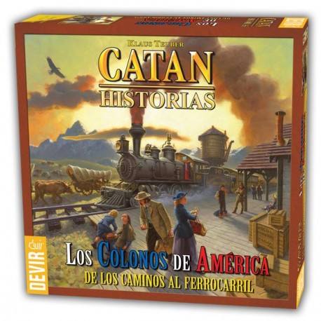Colonos de América es el primer juego de la linea Catán