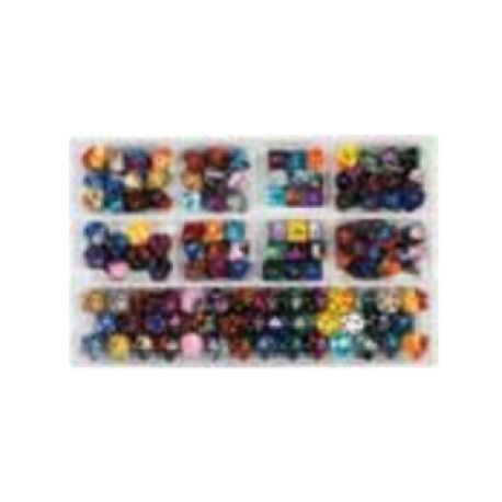Chessex Loose Dice Samplers, Displays & 125 Polyhedral Dice Assortments - Assortment: Gemini Polyhedral Dice