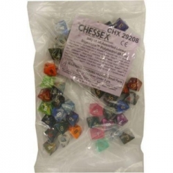 Chessex Signature Bags of 50 Asst. Dice - Poly. d8 Dice