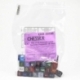 Bolsas Chessex Moteadas de 50 Asst. Dados - Dados poliédricos moteados sueltos d6