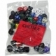 Chessex Opaque Bags of 50 Asst. Dice - Loose Opaque Poly. Tens 10 Dice