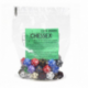 Chessex Opaque Bags of 50 Asst. Dice - Loose Opaque Polyhedral d20 Dice