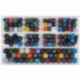 Chessex Loose Dice Samplers, Displays & 125 Polyhedral Dice Assortments - Assortment:Speckled Polyhedral Dice