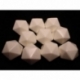 Chessex Opaque Polyhedral Bag of 10 Blank dice - Opaque Polyhedral Ivory Bag of 20 Blank 20-sided dice