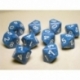 Chessex Speckled Poliédrico Ten d10 Set - Agua