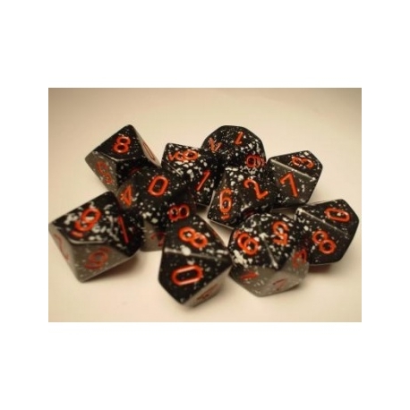 Chessex Speckled Polyhedral Ten d10 Set - Space