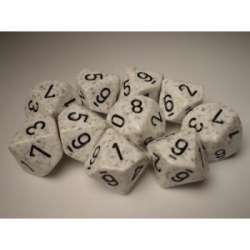 Chessex Speckled Polyhedral Ten d10 Set - Arctic Camo