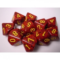 Chessex Speckled Polyhedral Ten d10 Set - Mercury
