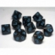 Chessex Speckled Polyhedral Ten d10 Set - Blue Stars
