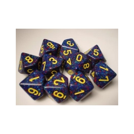 Chessex Speckled Poliédrico Ten d10 Set - Crepúsculo