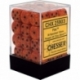 Chessex Speckled 12mm d6 Dice Blocks with Pips (36 Dice) - Fire