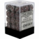 Chessex Speckled 12mm d6 Dice Blocks with Pips (36 Dice) - Granite