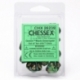 Juegos Chessex Gemini Poliédrico Ten d10 - Negro-Verde con oro