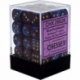 Chessex Gemini 12mm d6 Dice Blocks with pips Dice Blocks (36 Dice) - Blue-Purple w/gold