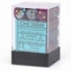 Chessex Gemini 12mm d6 Dice Blocks with pips Dice Blocks (36 Dice) - Purple-Teal w/gold