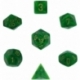 Chessex Vortex 7-Die Set - Green w/gold