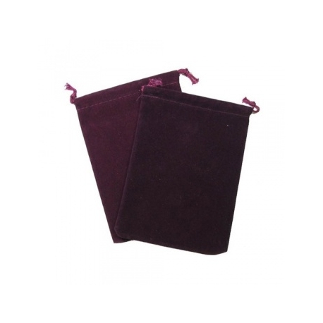Chessex Small Suedecloth Dice Bags Burgundy