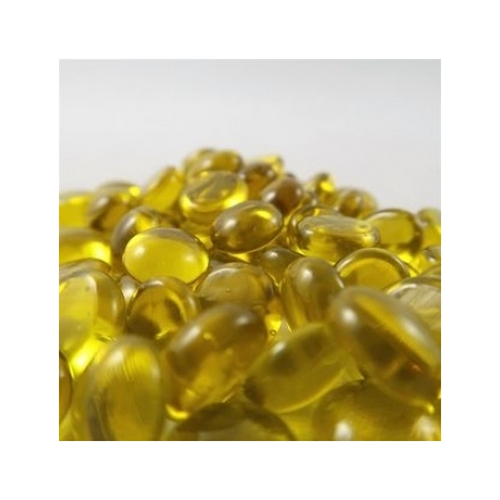 Chessex Gaming Glass Stones in Tube - Yellow (40)