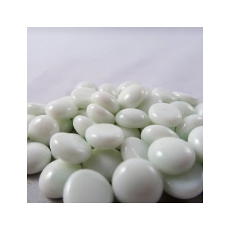 Chessex Gaming Glass Stones in Tube - White (40)