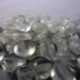 Chessex Gaming Glass Stones in Tube - Catseye White (40)