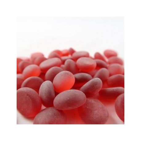 Chessex Gaming Glass Stones in Tube - Frosted Crystal Red (40)