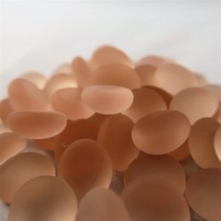 Chessex Gaming Glass Stones in Tube - Frosted Opal Pink (40)