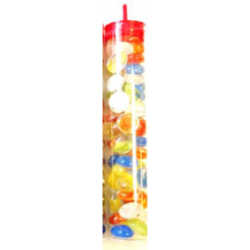 Chessex Gaming Glass Stones in Tube - Assorted Catseye (40)