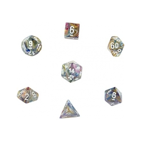 Chessex Festive 7-Die Set - Carousel w/white