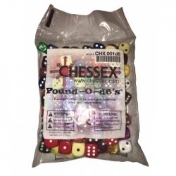 Chessex Dice Assortments Pound-o-d6 (80-100 Dice)