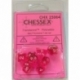 Chessex Polyhedral 7-Die Set - Pink/white